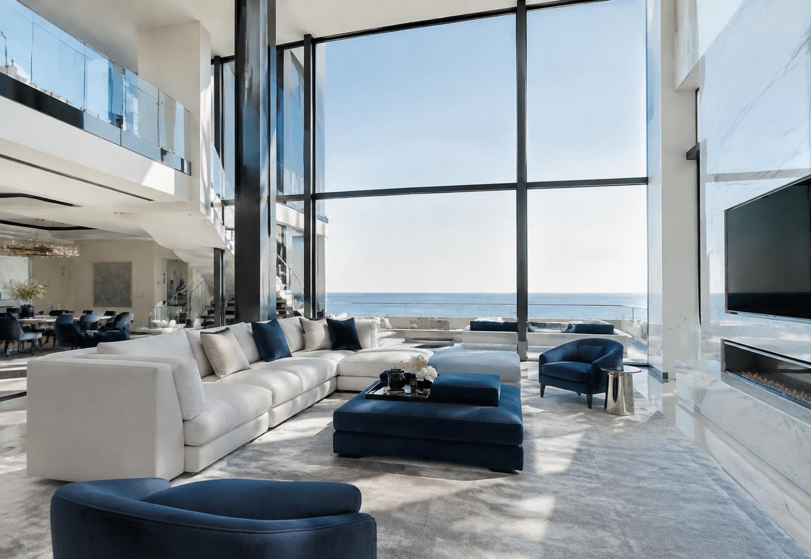 Spotless luxury living room